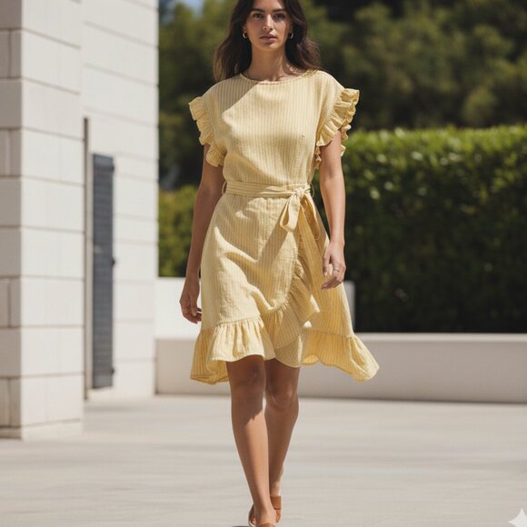 Joe Fresh x Jillian Harris Linen Dress - Picture 1 of 10
